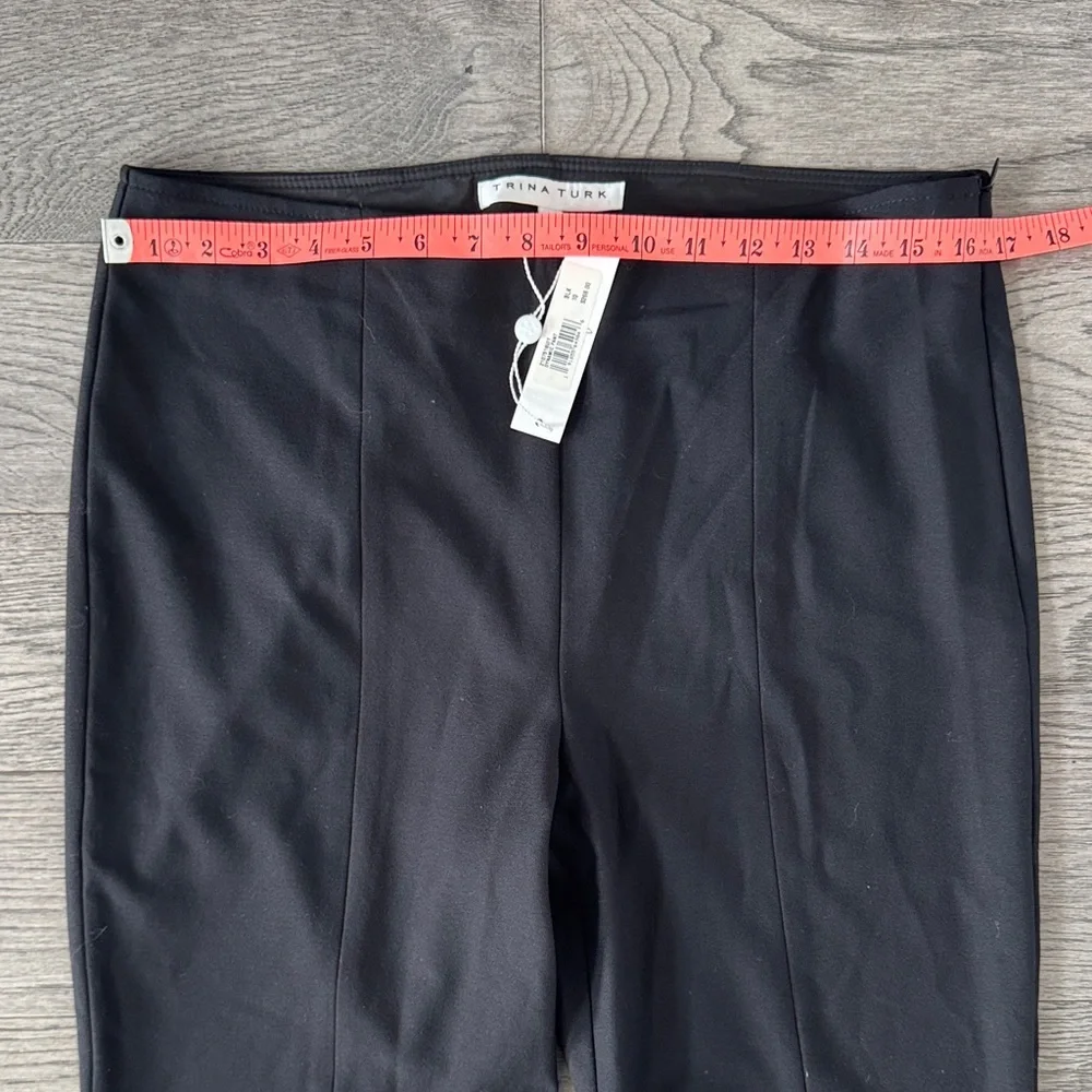 🌼TRINA TURK🌼 Dynamic Front Slit Flare Pants, Size 10 - Picture 5 of 11